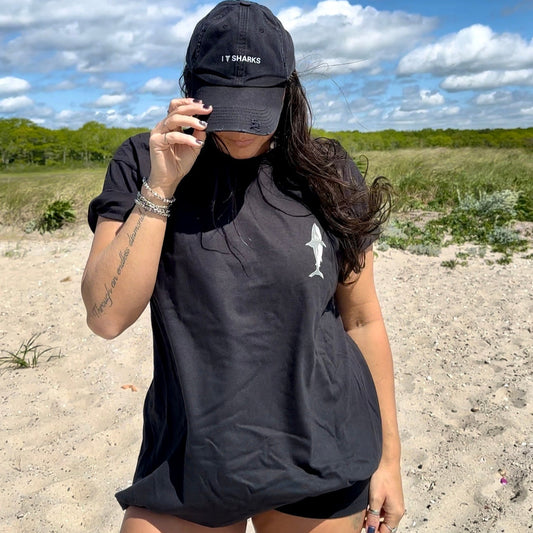 Atlantic White Shark Tee Blackout Edition