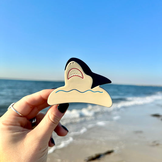 Great White Shark Hair Clip