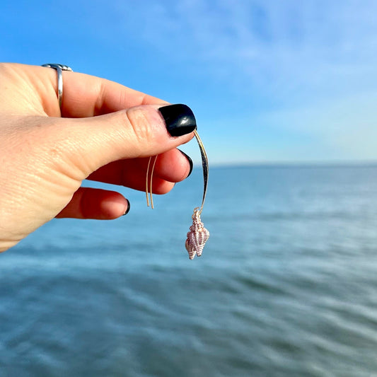 Seashell Threader Earrings