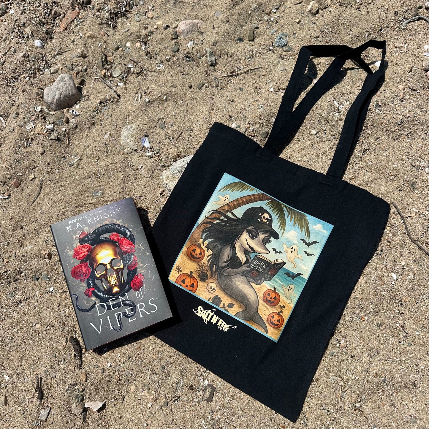 Shark Book Tote Bag