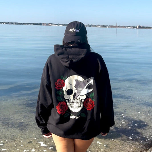 Crimson JAWS Hoodie