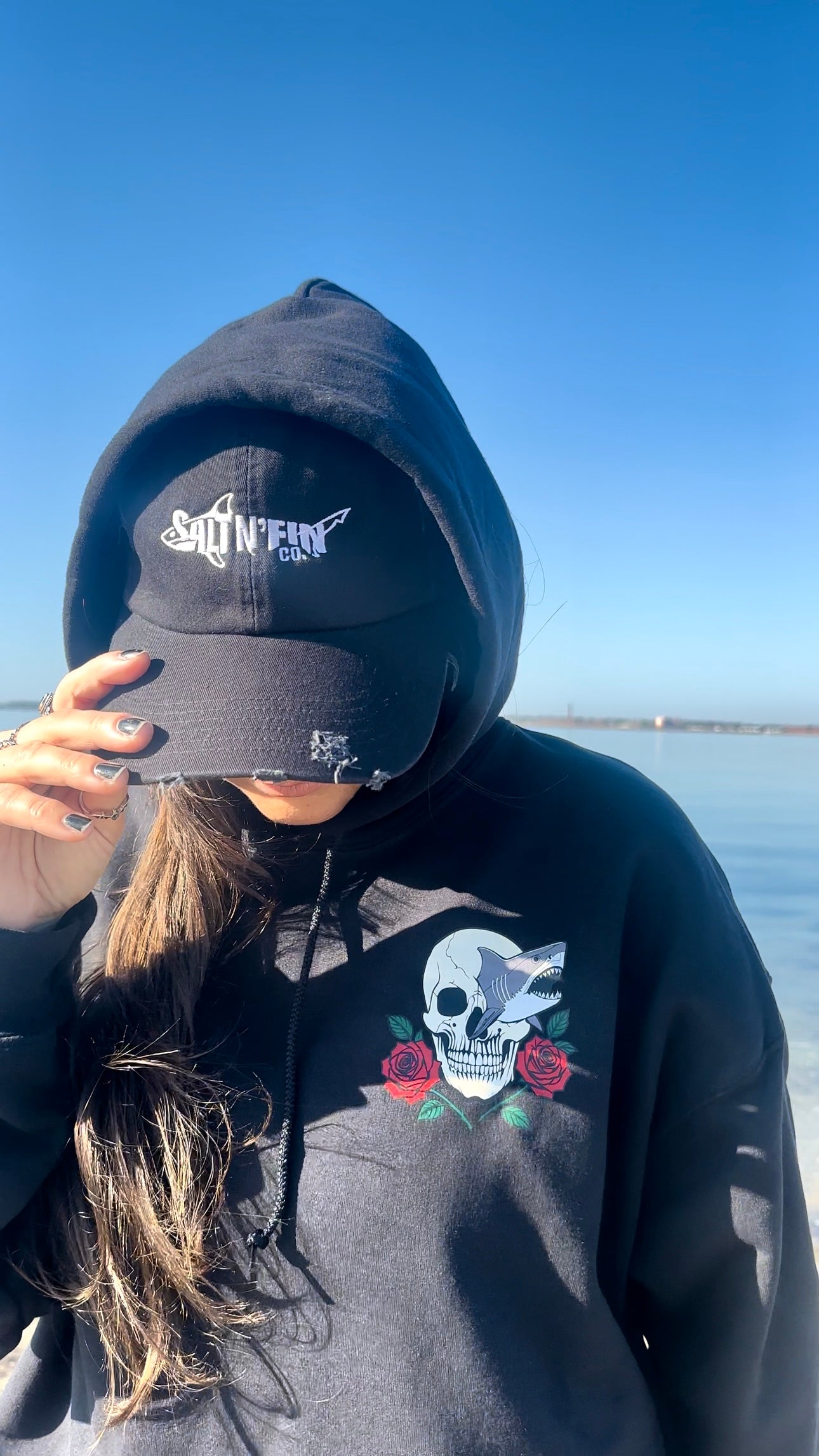 Crimson JAWS Hoodie