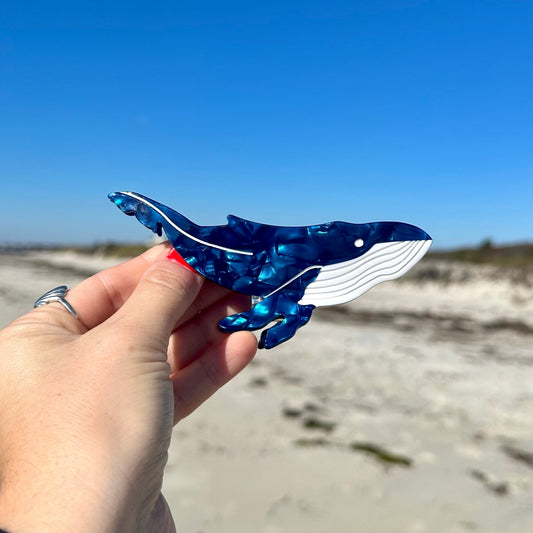 Whale Hair Clip