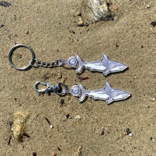 Atlantic White Shark Keychain