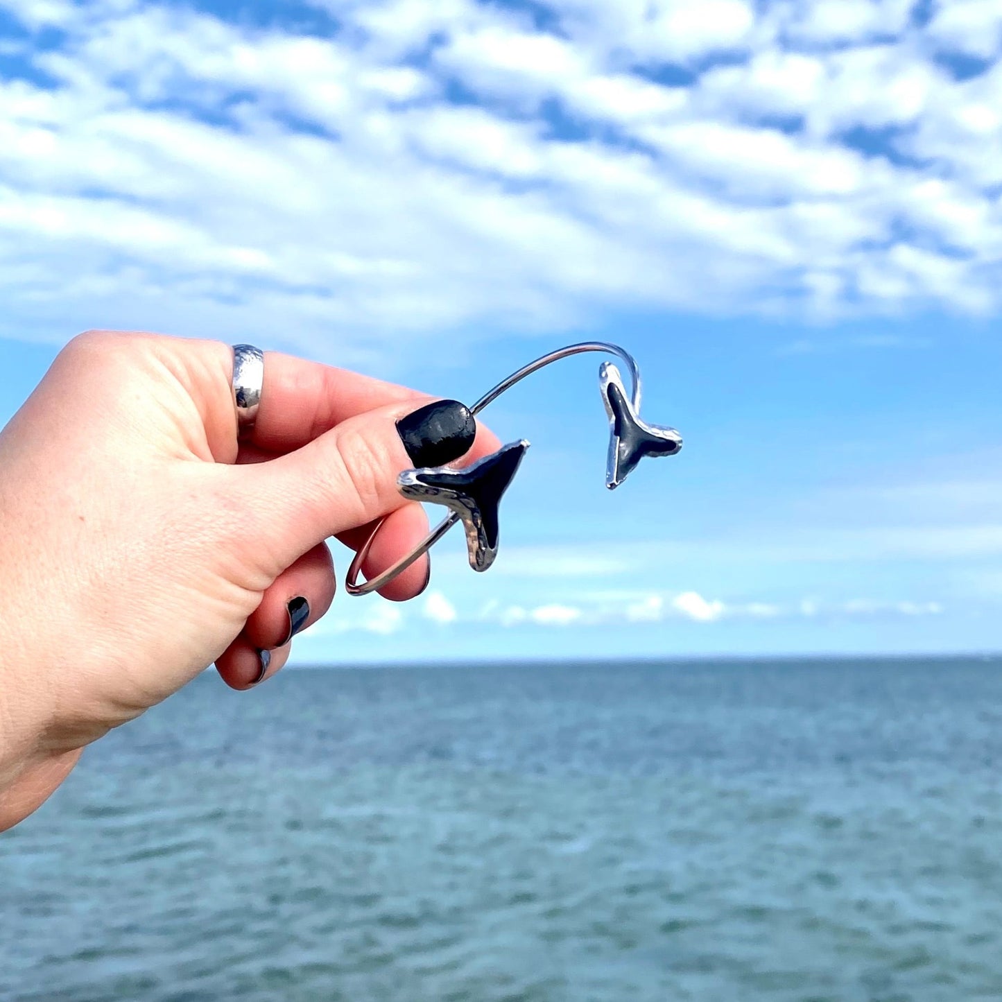 Shark Tooth Bangle