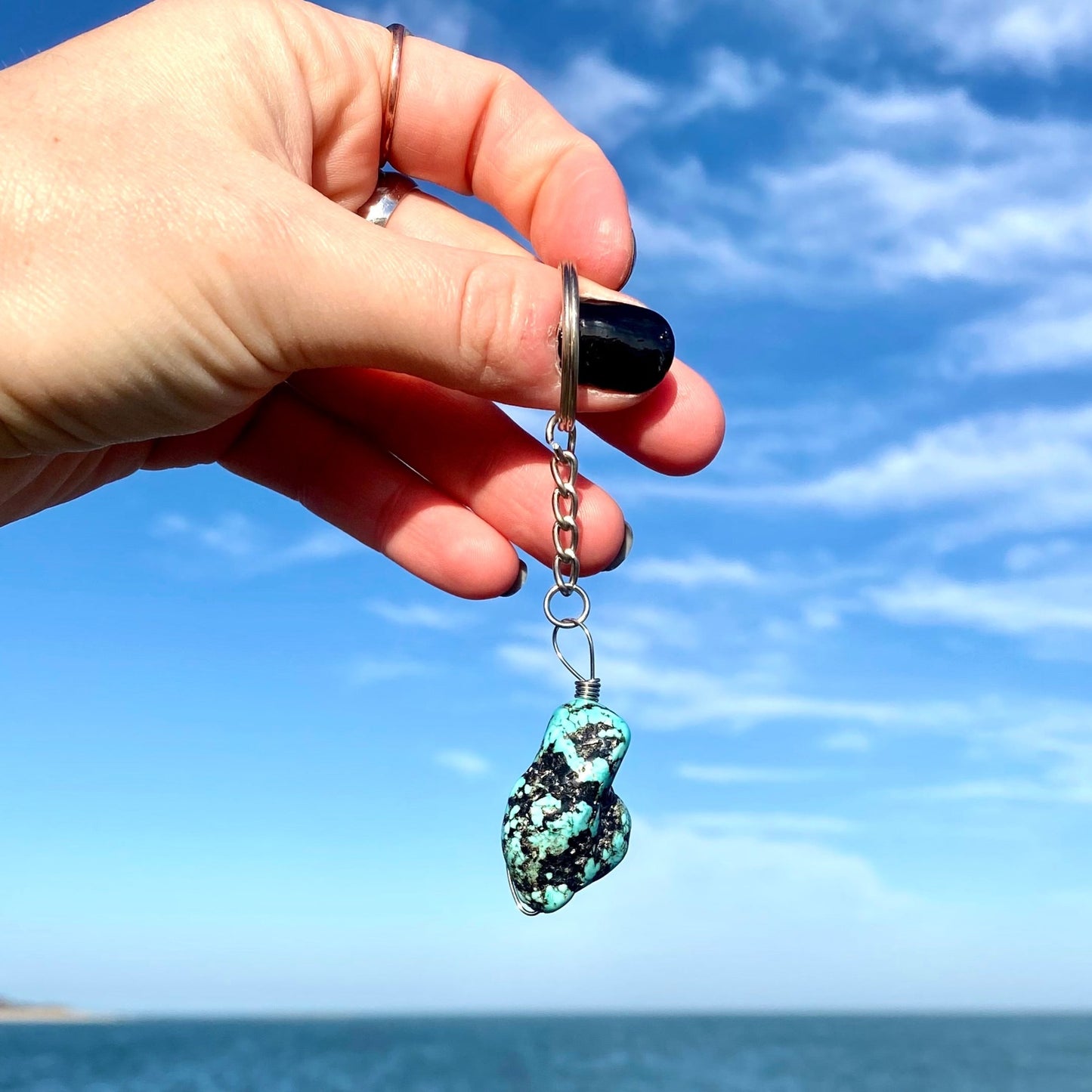 Turquoise Keychain