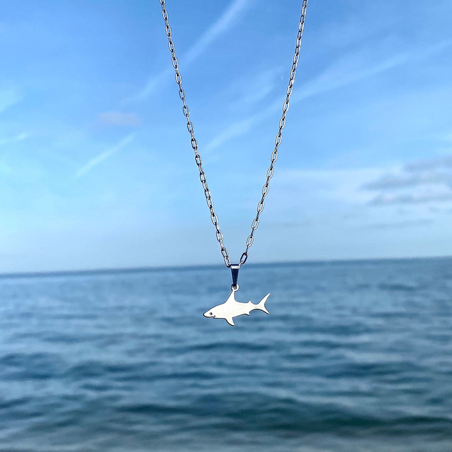 White Shark Necklace