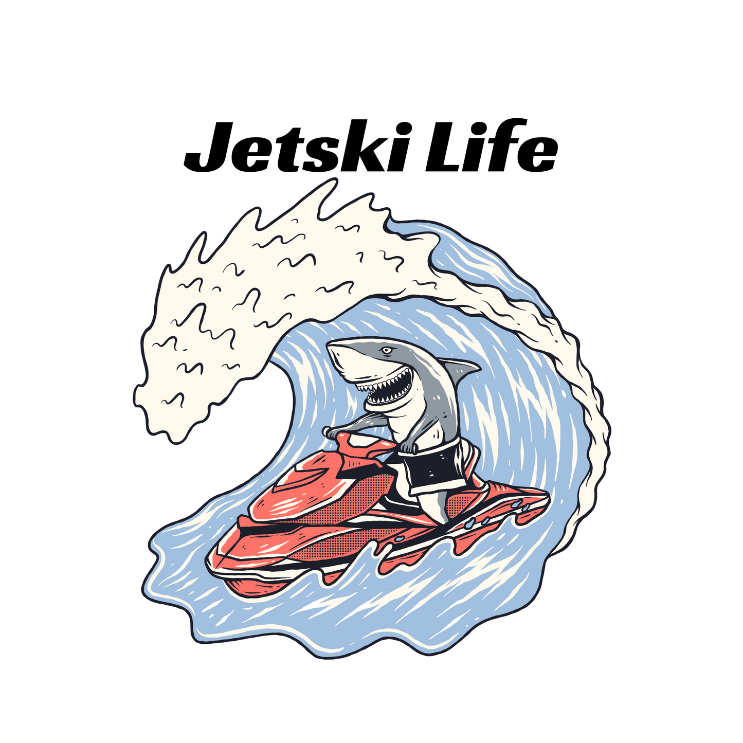 Jetski Life Sticker