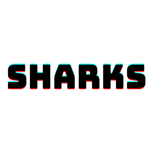 TikTok Sharks Sticker