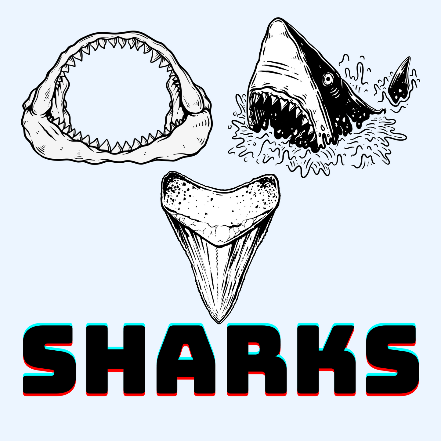 Sticker Pack - Shark Lover