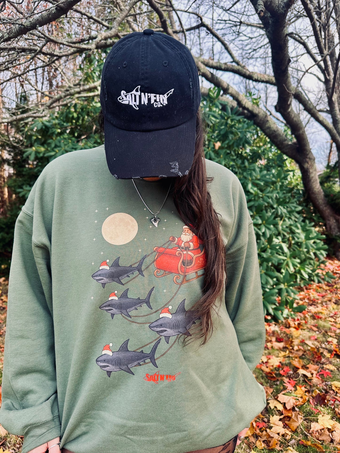 Santa JAWS Sweatshirt