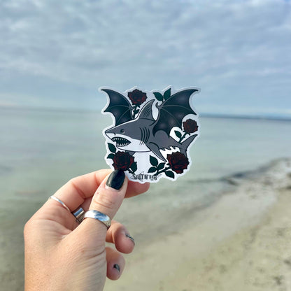 Bat Shark Sticker