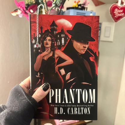 "Book Lovers" Metal Bookmark