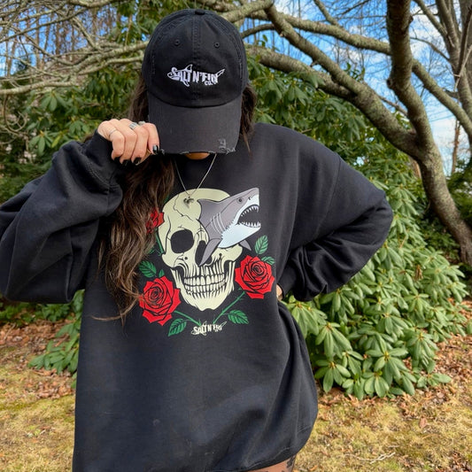 Crimson JAWS Crewneck Sweatshirt