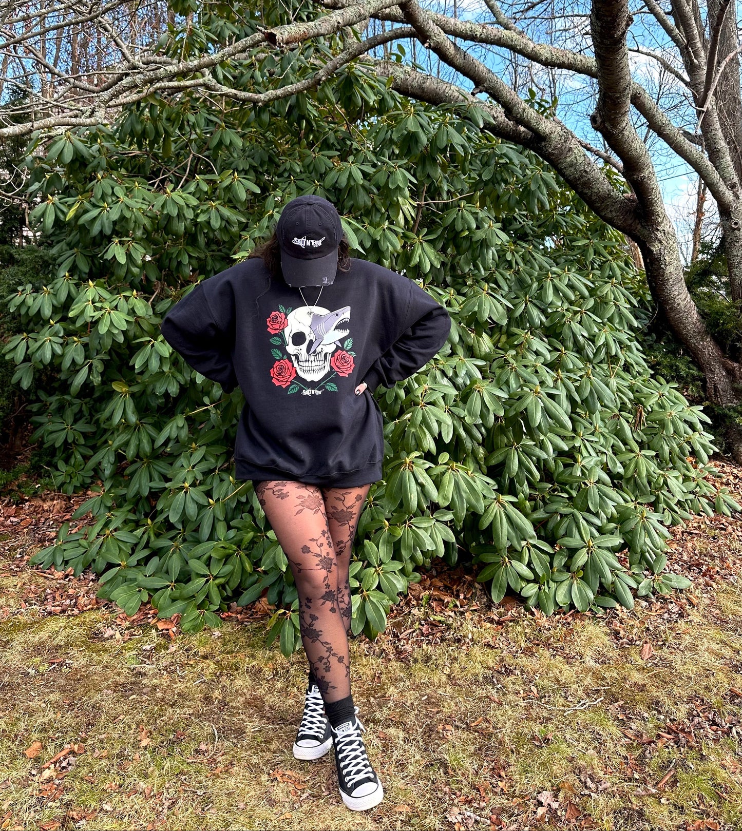 Crimson JAWS Crewneck Sweatshirt