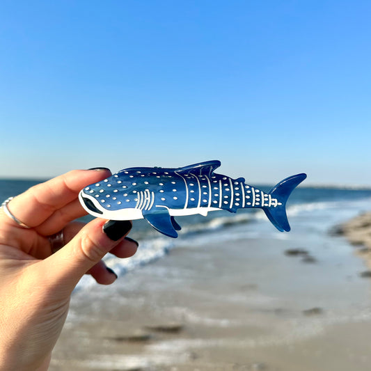 Whale Shark Hair Clip