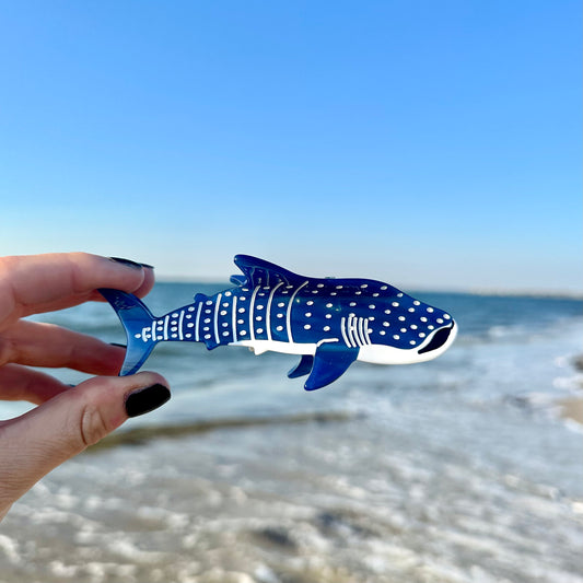 Whale Shark Hair Clip