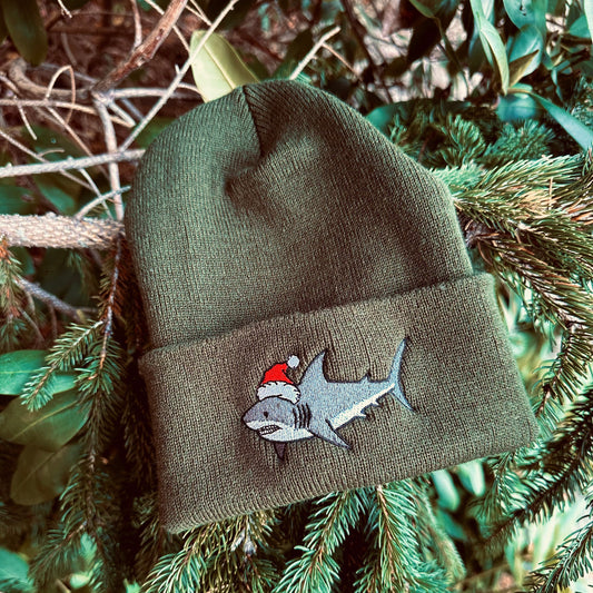 Holiday Shark Beanie