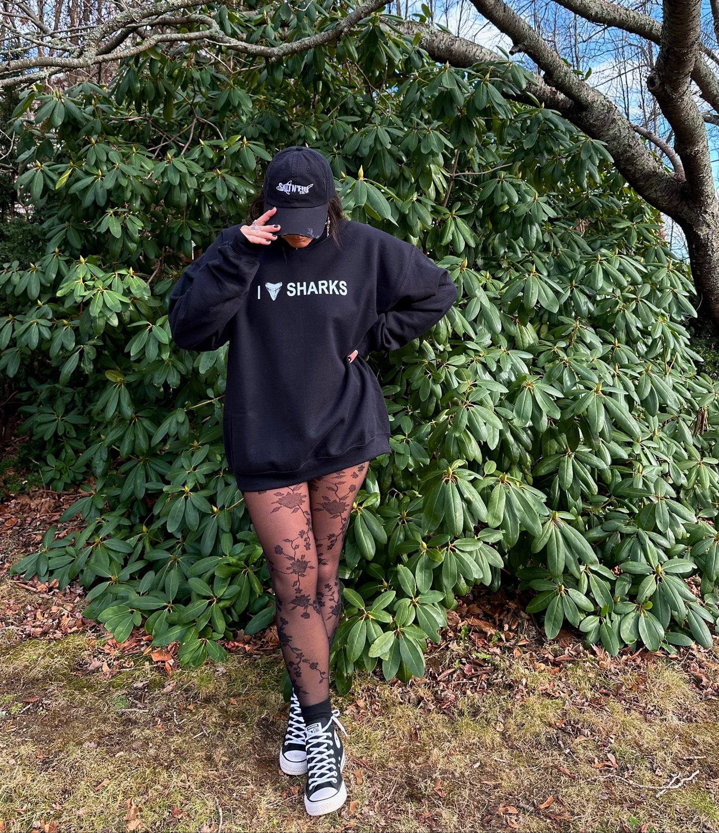 I <3 Sharks Crewneck Sweatshirt