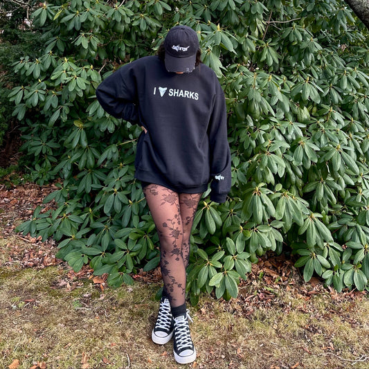 I <3 Sharks Crewneck Sweatshirt