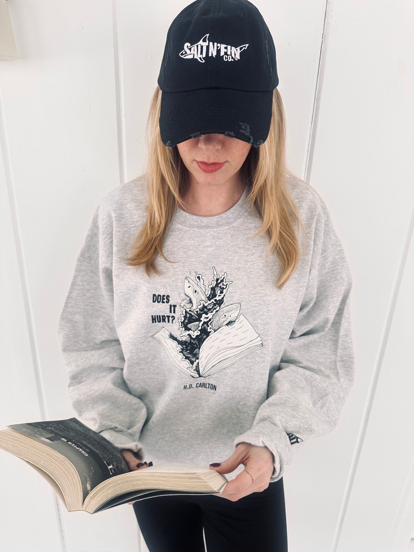 Officially Licensed "Read at Your Own Risk" H.D. Carlton Sweatshirt