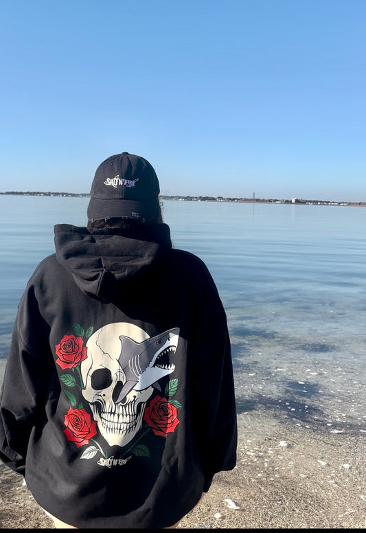Crimson JAWS Hoodie