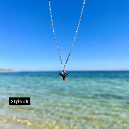 Juno Beach Fossilized Shark Tooth Necklace