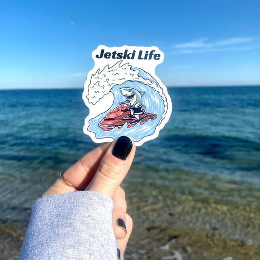 Jetski Life Sticker