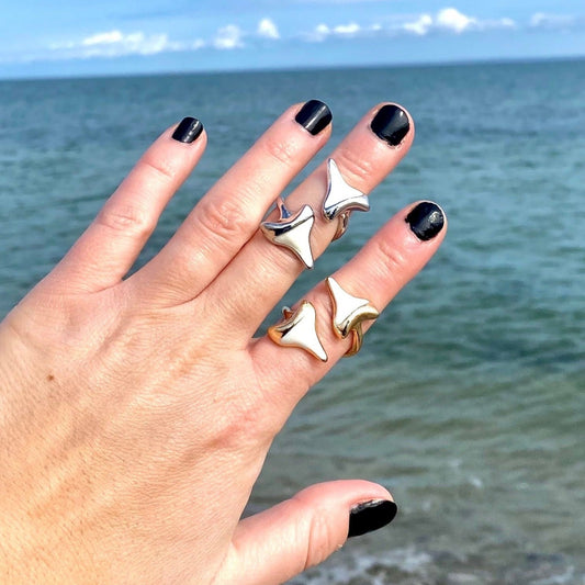 Shark Tooth Wrap Ring