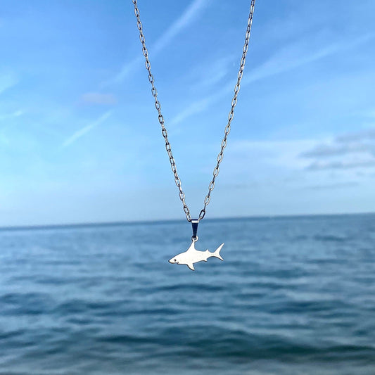 White Shark Necklace